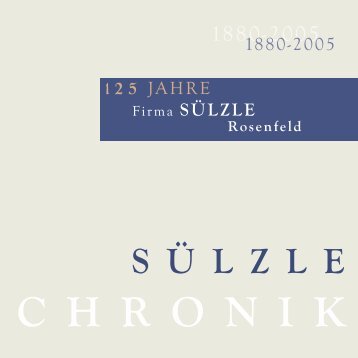 125 Jahre Sülzle - SSK Gruppe