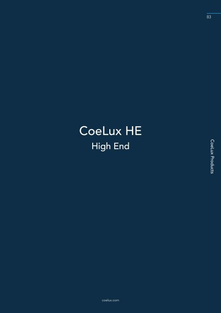 CoeLux Catalogue