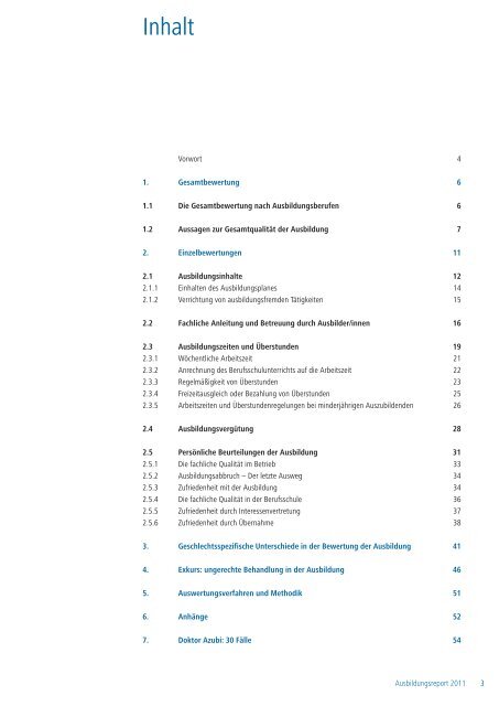 Studie Ausbildungsreport 2011 - DGB