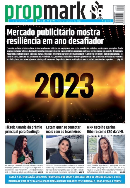 edição de 18 de dezembro de 2023