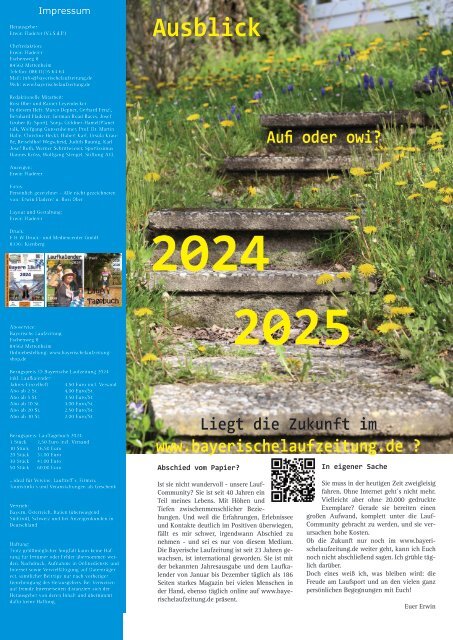 Bayerische Laufzeitung 2024