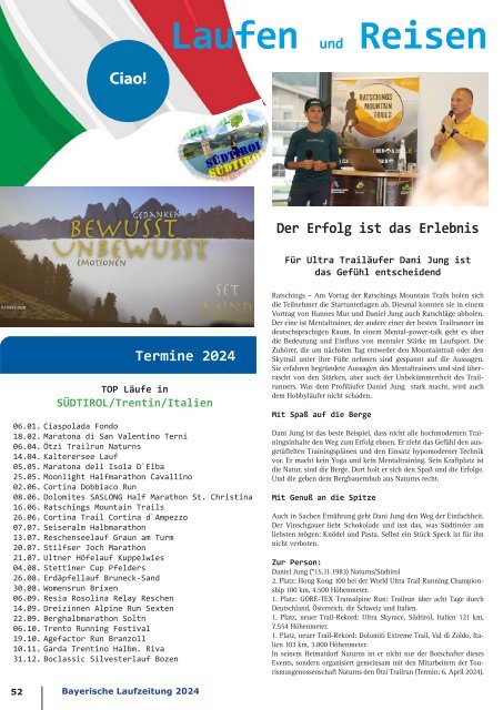 Bayerische Laufzeitung 2024