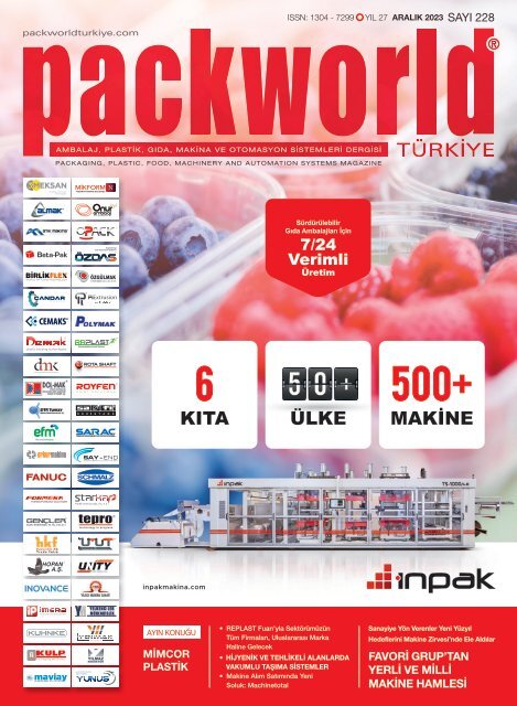 PACKWORLD TÜRKİYE DERGİSİ 228. ARALIK SAYISI