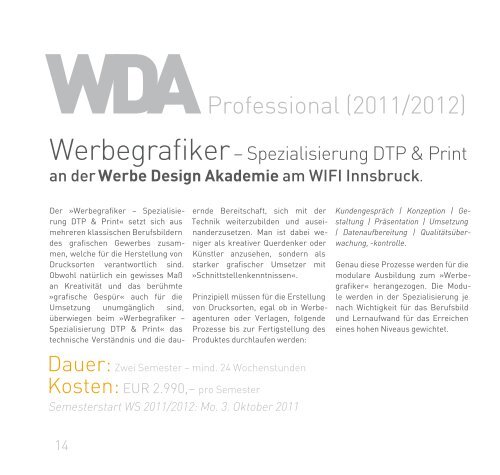 derWerbe Design Akademie - WDA Innsbruck