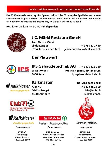 Matchzytig / Matchprogramm Zusammenfassung 2019720 - Vorrunde 2023/24