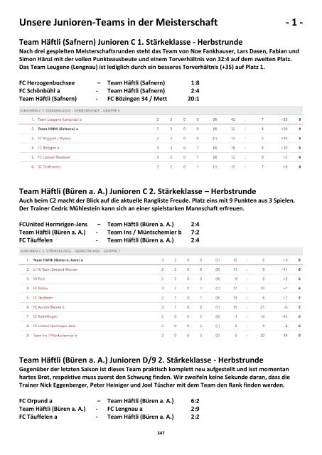 Matchzytig / Matchprogramm Zusammenfassung 2019720 - Vorrunde 2023/24