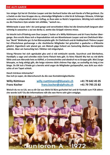 Matchzytig / Matchprogramm Zusammenfassung 2019720 - Vorrunde 2023/24