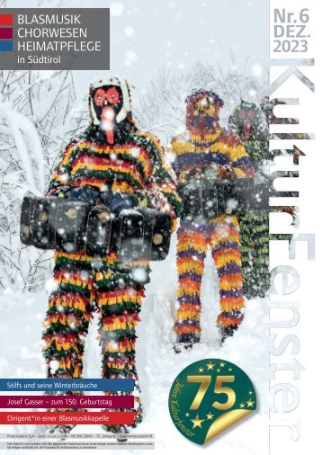 Kulturfenster Nr. 06|2023 - Dezember 2023
