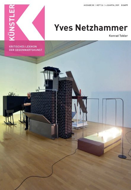 Yves Netzhammer N - Zeit Kunstverlag