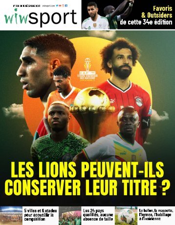 Journal wiwsport n329 - 15 décembre 2023 – SPÉCIAL CAN 2023