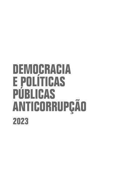 Livro Democracia e Politicas Publicas Anticorrupcao FINAL