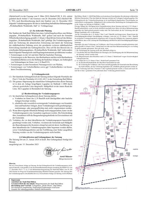 Dübener Wochenspiegel - Ausgabe 24 - Jahrgang 2023