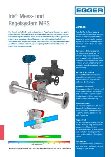 Iris® Mess- und Regelsystem MRS