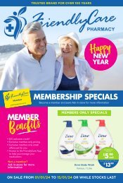 FriendlyCare Pharmacy January Catalogue