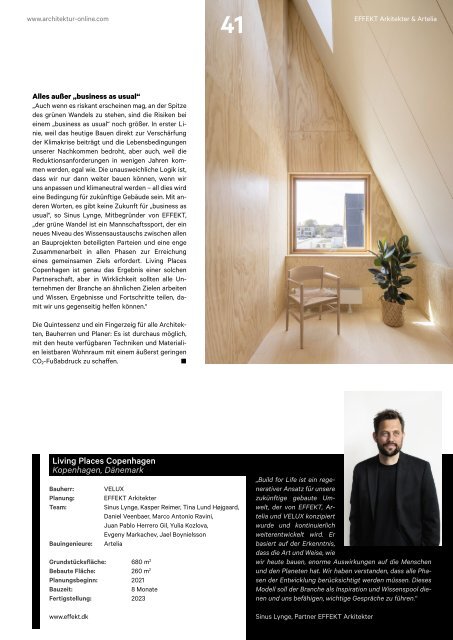 architektur FACHMAGAZIN Ausgabe 7 2023