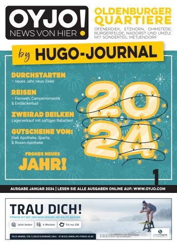 Hugo-Journal - das Stadtmagazin für Oldenburg - Januar 2024