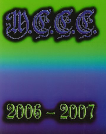 MCCC Yearbook 2006-2007
