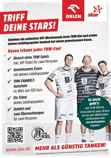 ZEBRA Hallenheft THW Kiel vs. TSV Hannover-Burgdorf, 20.12.2023 in Kiel