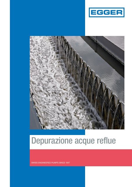 Depurazione acque reflue - applicazioni con pompe Egger