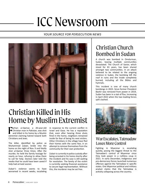 January 2024 Persecution Magazine