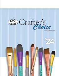 ROYAL MAJESTIC FILBERT ANGULAR ARTIST BRUSH SET - RMAJ-FIL/A