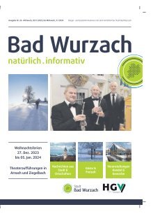 20.12.2023 Bürger- und Gästeinformation Bad Wurzach
