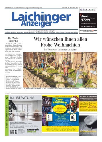 20.12.2023 Laichinger Anzeiger