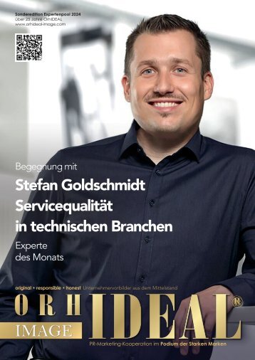 Experte des Monats Stefan Goldschmidt • OrhIDEAL IMAGE August Ausgabe 2024