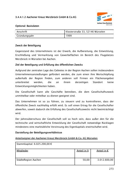 Beteiligungsbericht 2021