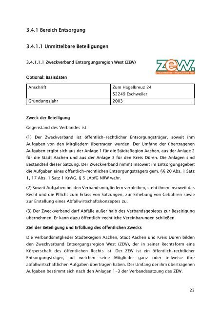 Beteiligungsbericht 2021