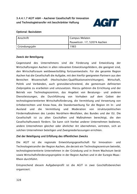 Beteiligungsbericht 2021