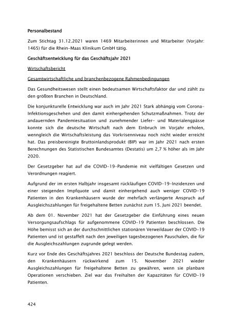 Beteiligungsbericht 2021