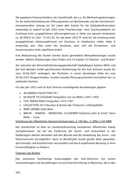 Beteiligungsbericht 2021