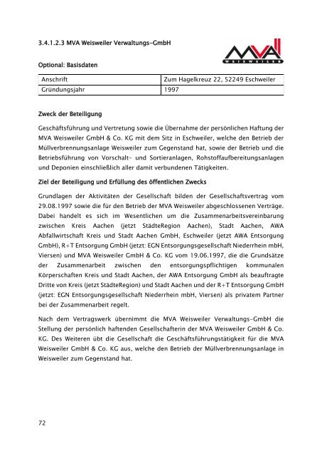 Beteiligungsbericht 2021