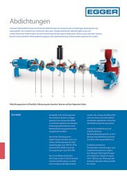 Varioseal® Wellenabdichtungen - Egger