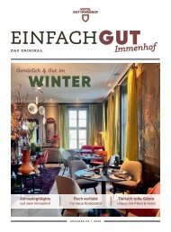 EinfachGut Immenhof Magazin Winter 2023