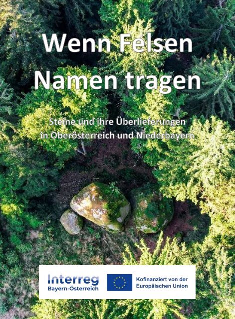 Interreg-Broschüre Wenn Felsen Namen tragen