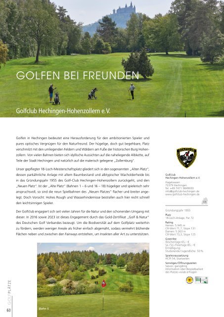 GOLFLand Baden-Württemberg 2024