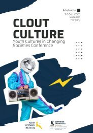 Clout Culture - Youth Cultures in Changing Societes Conference