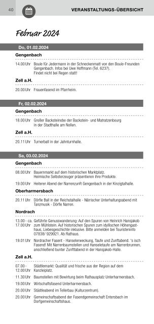 Schwarzwald-Heftli Januar-Februar 2024