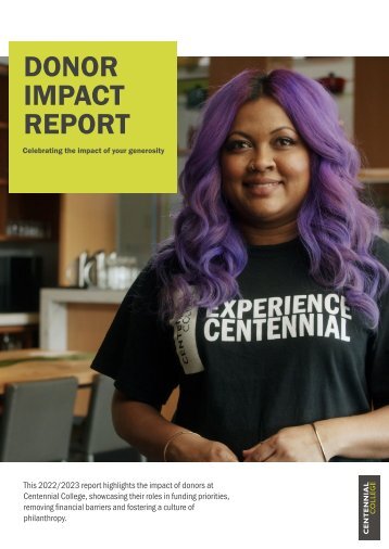 2022-2023 Donor Impact Report