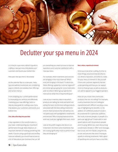 Spa Executive December 2023