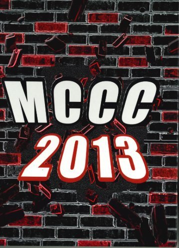 MCCC Yearbook 2012-2013