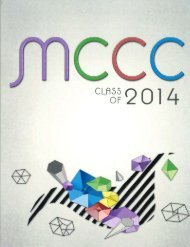 MCCC Yearbook 2013-2014