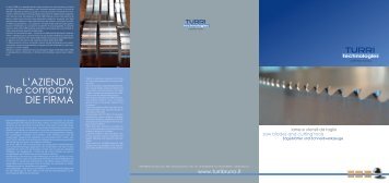 Faltblatt Turri Technologies - 822kb Downloaden Sie ... - Turri Bruno