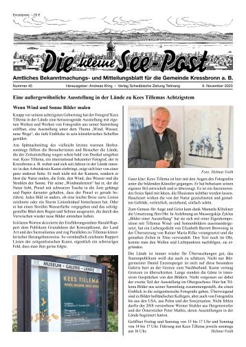 20.12.2023 Die kleine See-Post