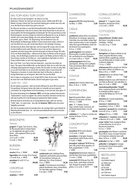 Kakteen-Haage - Der Katalog 2023 - gültig 2024