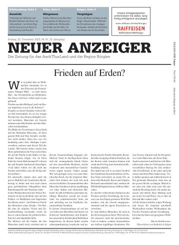 Neuer Anzeiger 22. Dezember 2023