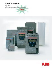 PST30 ... 300 and PSTB370 ... 1050 - Indel elektronische