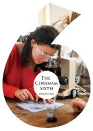The Corsham Sixth Prospectus 2024